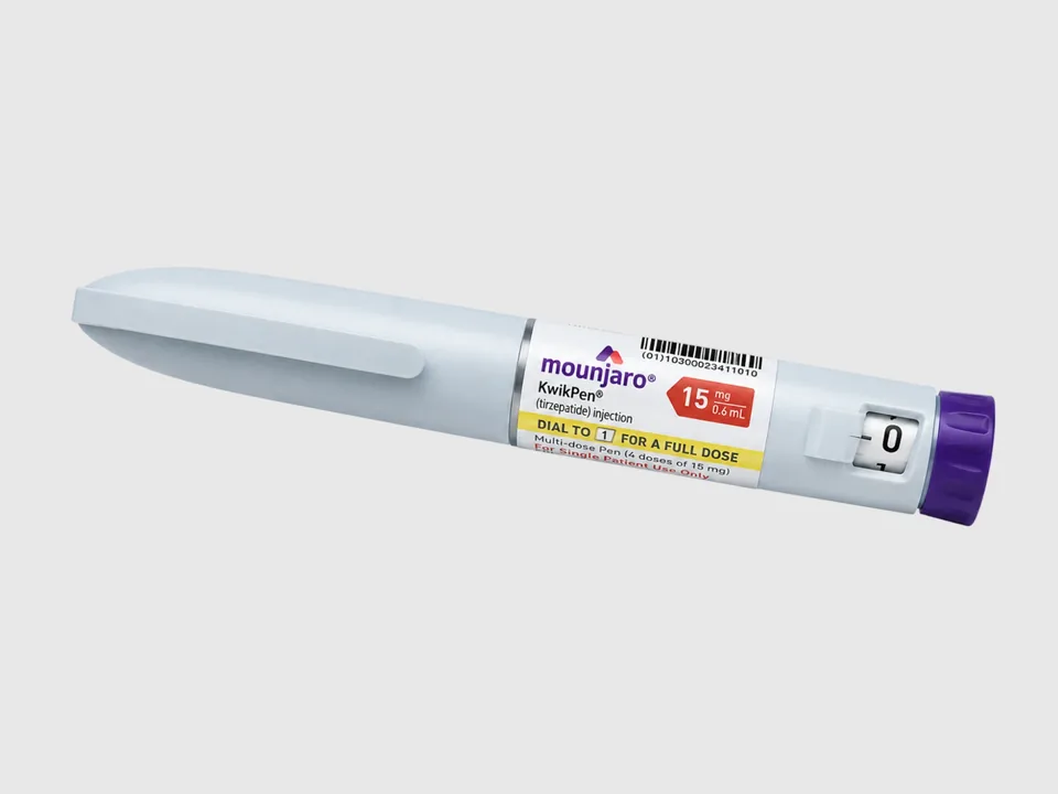 Mounjaro 15 mg KwikPen pre-filled pen (tirzepatide)